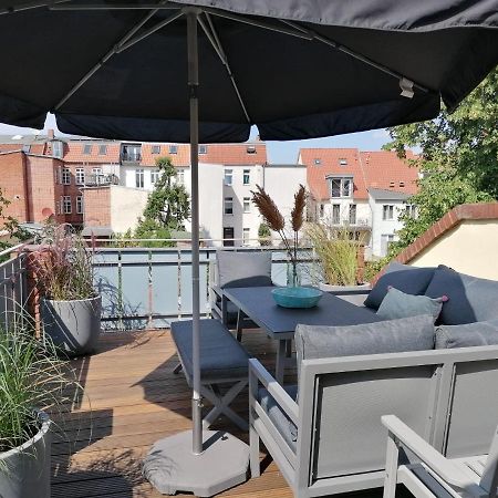 Townhouse Altstadt Wismar Upper Apartment Mit Zwei Terrassen 外观 照片